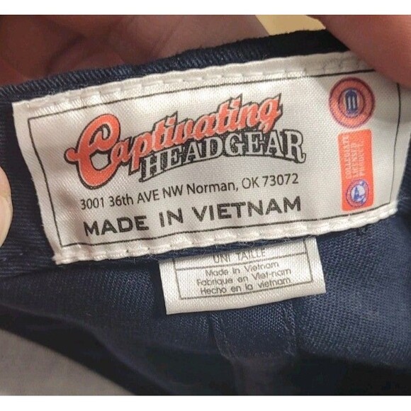 SYRACUSE ORANGE Cap CAPTIVATING HEADWEAR SNAPBACK HAT ADJUSTABLE NAVY - Picture 5 of 5